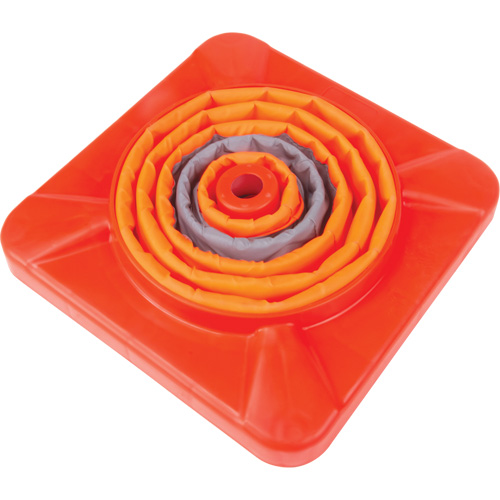 Collapsible Traffic Cone, 18" H, Orange St. Lawrence Industrial & Safety Supply