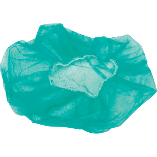 Bouffant Caps, Polypropylene, 24", Green St. Lawrence Industrial & Safety Supply