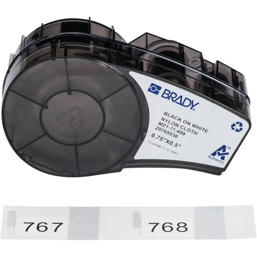 Aggressive Adhesive Multi-Purpose Labels with Ribbon, Black St. Lawrence Industrial & Safety Supply
