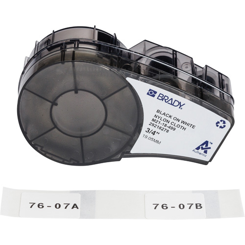 Aggressive Adhesive Multi-Purpose Labels with Ribbon, Black St. Lawrence Industrial & Safety Supply