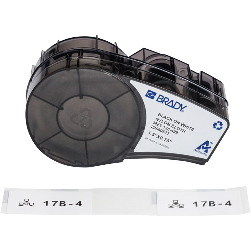 Aggressive Adhesive Multi-Purpose Labels with Ribbon, Black St. Lawrence Industrial & Safety Supply