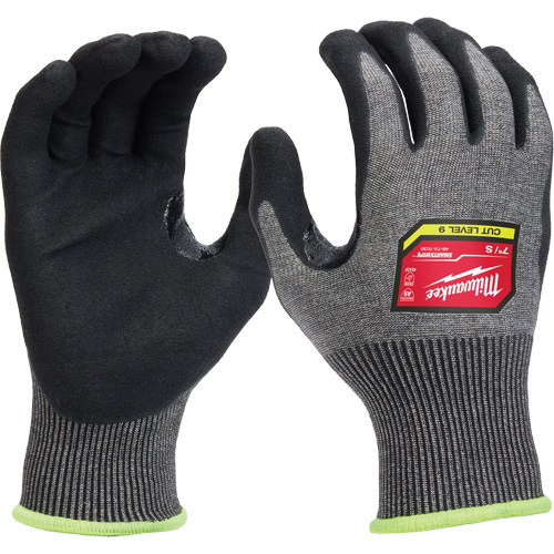 Gants enduits par trempage &agrave; dext&eacute;rit&eacute; &eacute;lev&eacute;e, Taille Petit, Calibre 18, Rev&ecirc;tement Nitrile, Enveloppe en Nylon/Poly&eacute;thyl&egrave;ne/Tungst&egrave;ne, ASTM ANSI niveau A9/EN 388 niveau F St. Lawrence Industrial & Safety Supply