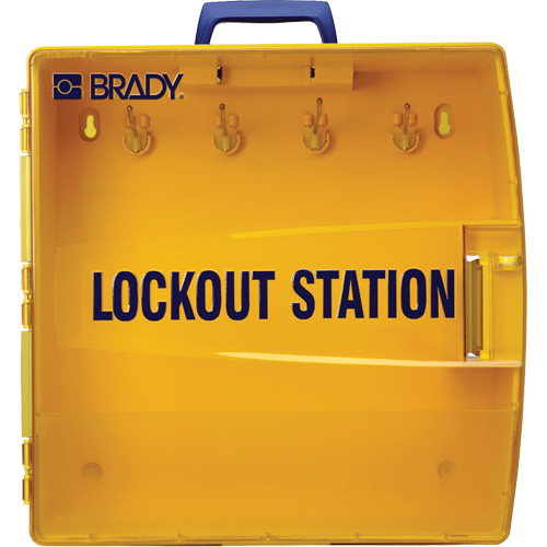 Poste de verrouillage accessible, Cadenas Aucune, Capacit&eacute; de 40, Cadenas Non compris St. Lawrence Industrial & Safety Supply