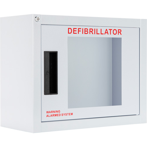 Armoire compacte standard pour DEA avec alarme, Philips/Defibtech/Heartsine Pour, Non m&eacute;dical St. Lawrence Industrial & Safety Supply