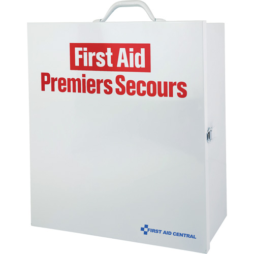 Armoire pour premiers soins SmartCompliance, R&eacute;pond &agrave; la norme CSA Z1220-17 type 3 environnements &agrave; haut risque, Petit (2-25 travailleurs) St. Lawrence Industrial & Safety Supply