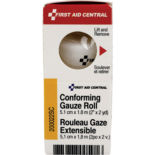 Recharge de bandage en gaze &eacute;tirable et conforme SmartCompliance, Rouleau, 6' lo x 2" la, St&eacute;rile, Dispositif m&eacute;dical Classe 1 St. Lawrence Industrial & Safety Supply