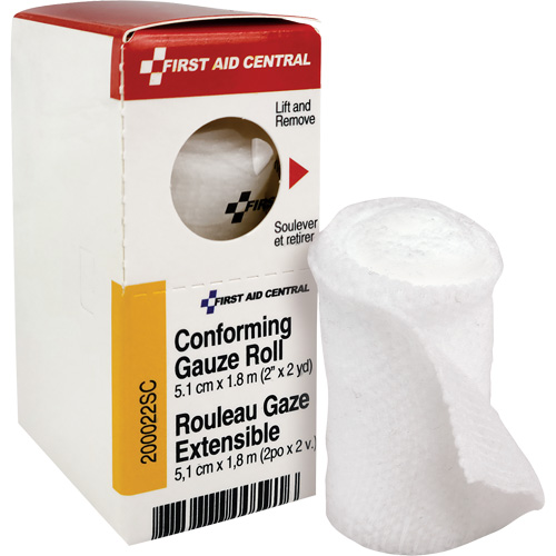 Recharge de bandage en gaze &eacute;tirable et conforme SmartCompliance, Rouleau, 6' lo x 2" la, St&eacute;rile, Dispositif m&eacute;dical Classe 1 St. Lawrence Industrial & Safety Supply