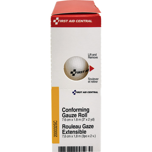 SmartCompliance&reg; Refill Conforming Stretch Gauze Bandage, Roll, 6' L x 3" W, Sterile, Medical Device Class 1 St. Lawrence Industrial & Safety Supply