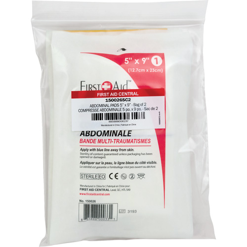 Recharge tampons pour trauma abdominal SmartCompliance St. Lawrence Industrial & Safety Supply