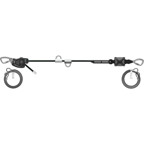 60' Rope Temporary Horizontal Lifeline, Kernmantle St. Lawrence Industrial & Safety Supply