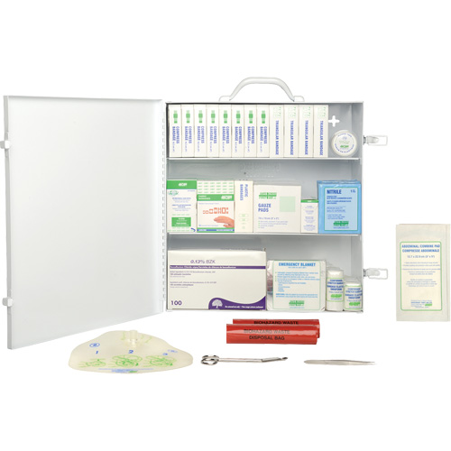 First Aid Kit, Meets CSA Z1220-17 Type 2 Low-Risk Environment, Large (51-100 Workers) St. Lawrence Industrial & Safety Supply
