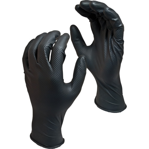 Gants jetables biod&eacute;gradables Green Monkey, Petit, Nitrile, 8 mils, Sans poudre, Noir St. Lawrence Industrial & Safety Supply