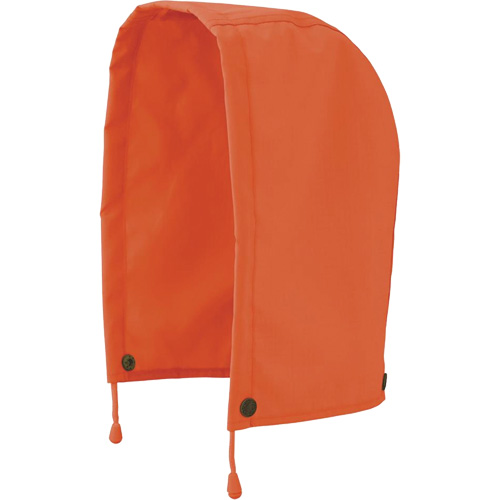 5400H Capuchon de veste de s&eacute;curit&eacute; imperm&eacute;able 300D Trilobal antid&eacute;chirure, Orange haute visibilit&eacute;, Polyester St. Lawrence Industrial & Safety Supply