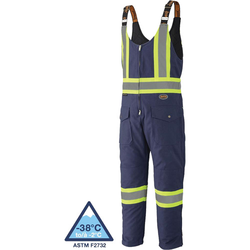 5536 Quilted Duck Overalls, Cotton, Small, Navy Blue St. Lawrence Industrial & Safety Supply