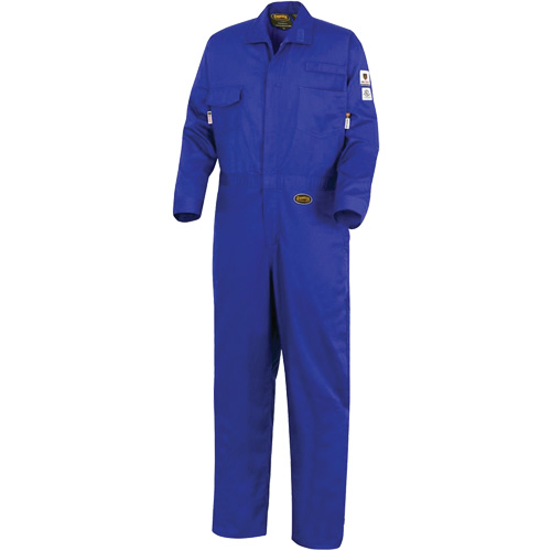 7779 Combinaison ignifuge r&eacute;sistant aux arcs &eacute;lectriques FR-Tech 88/12, Taille 36, Bleu royal St. Lawrence Industrial & Safety Supply