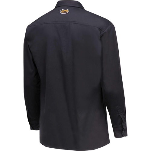 7742 FR-Tech&reg; Flame-Resistant Safety Shirt, Small, Navy Blue St. Lawrence Industrial & Safety Supply