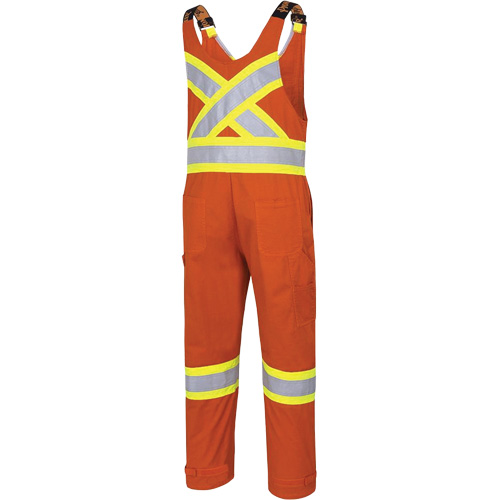 7712 FR-Tech&reg; Flame-Resistant Overalls, Small, High Visibility Orange St. Lawrence Industrial & Safety Supply