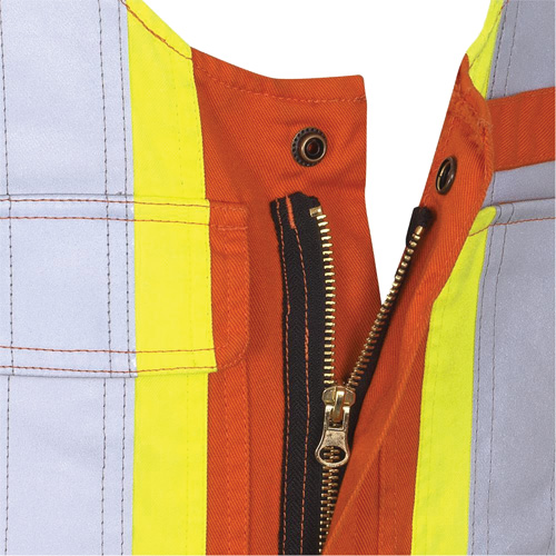 7712 FR-Tech&reg; Flame-Resistant Overalls, Small, High Visibility Orange St. Lawrence Industrial & Safety Supply