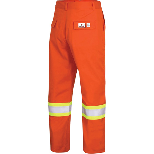 7763 Pantalon de s&eacute;curit&eacute; haute visibilit&eacute; r&eacute;sistant aux arcs &eacute;lectriques FR-Tech 88/12, 44, x 34, Orange haute visibilit&eacute;, 9,7 cal/cm² St. Lawrence Industrial & Safety Supply