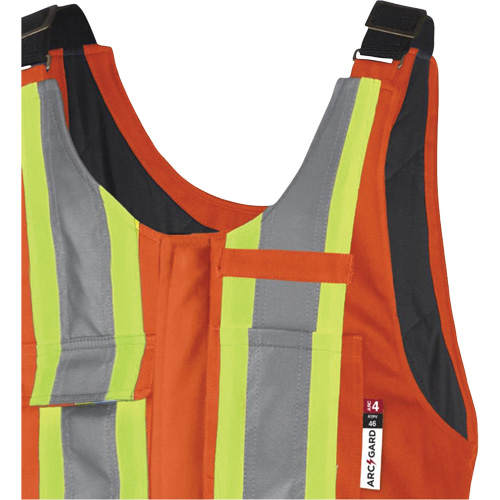 5534A Flame-Resistant Quilted Safety Overalls, Small, Orange St. Lawrence Industrial & Safety Supply