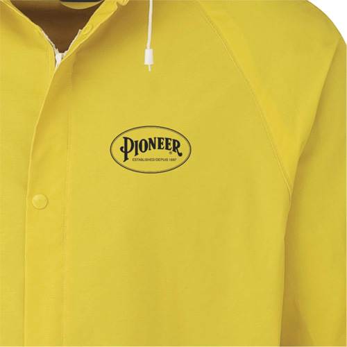 577J Rain Jacket, Polyester/PVC, Small, Yellow St. Lawrence Industrial & Safety Supply