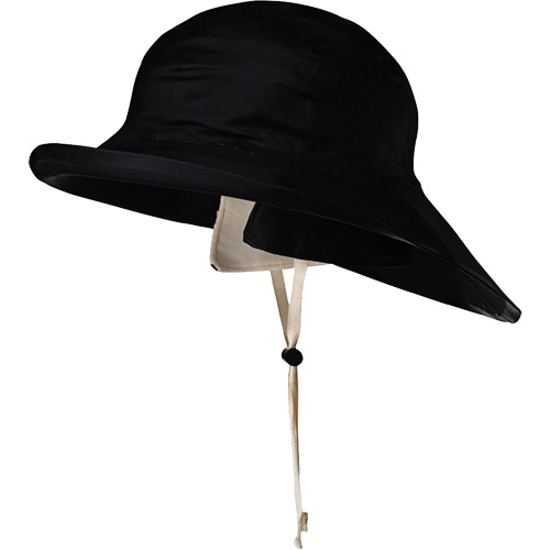 D5050 Black Dry King&reg; Offshore Traditional Sou'wester Hat, Small, Black, Rubber St. Lawrence Industrial & Safety Supply