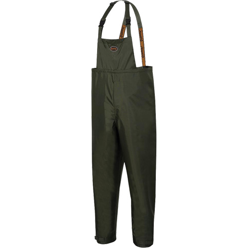 D8120P Nailhead Ripstop Tree Planter Bib Pants, X-Small, Polyester/PVC, Green St. Lawrence Industrial & Safety Supply