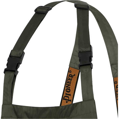 D8120P Nailhead Ripstop Tree Planter Bib Pants, X-Small, Polyester/PVC, Green St. Lawrence Industrial & Safety Supply