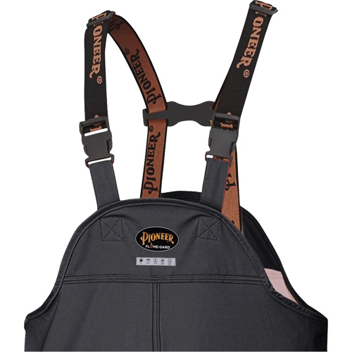 5895BK Salopettes extensibles imperm&eacute;ables et ignifuges, T-petit, Noir St. Lawrence Industrial & Safety Supply