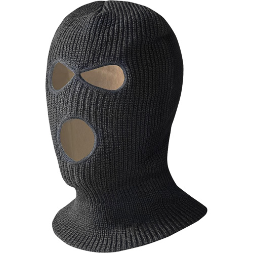 5560A Cagoule doubl&eacute;e &agrave; trois trous, Noir St. Lawrence Industrial & Safety Supply
