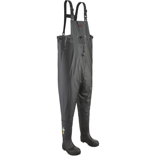 1043 Chest Waders, 10, Steel Toe St. Lawrence Industrial & Safety Supply