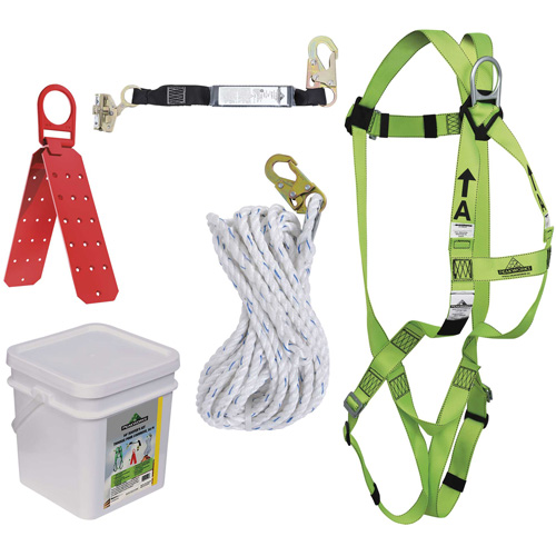 RK4-50 Compliance Fall Protection Kit, Roofer's Kit St. Lawrence Industrial & Safety Supply