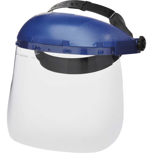 Masque protecteur avec coque simple de la s&eacute;rie 390 Premium, Ac&eacute;tate, Suspension Rochet St. Lawrence Industrial & Safety Supply