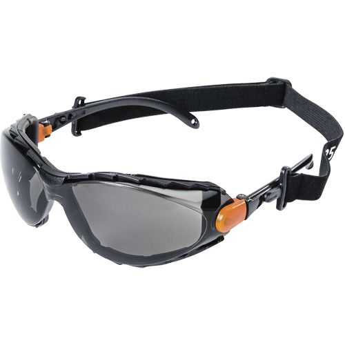 XPS502 Lunettes de s&eacute;curit&eacute; &eacute;tanches, Lentille Fum&eacute;e, Antibu&eacute;e/Anti-&eacute;gratignures St. Lawrence Industrial & Safety Supply