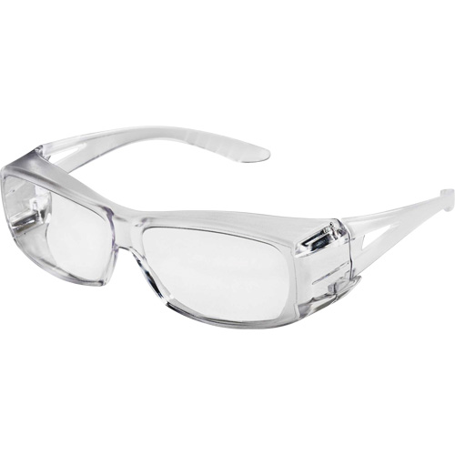 X350 Lunettes de s&eacute;curit&eacute; OTG, Lentille Transparent, Anti-&eacute;gratignures, ANSI Z87+/R&eacute;pond ou surpasse la norme CSA Z94.3 St. Lawrence Industrial & Safety Supply