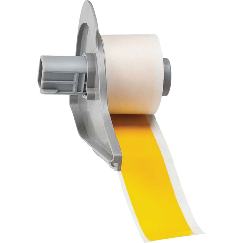 All-Weather Permanent Adhesive Label Tape, Vinyl, Yellow, 1" Width St. Lawrence Industrial & Safety Supply