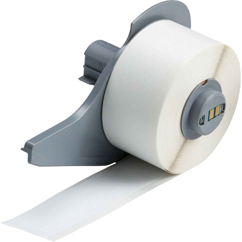 All-Weather Permanent Adhesive Label Tape, Vinyl, White, 1" Width St. Lawrence Industrial & Safety Supply