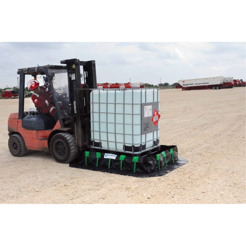 Ultra-Containment Berm&reg;, 179 US gal. Capacity, 4' W x 6' L x 12" H, Stake Wall St. Lawrence Industrial & Safety Supply