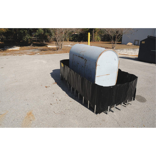 Ultra-275 Containment Sump&reg; Flexible Fuel Tank Container with Drain, 102" L x 48" W, 400 US gal. Capacity St. Lawrence Industrial & Safety Supply