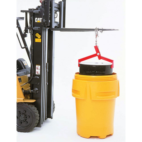 Ultra-Drum Lifter, 55 gal. US (45 gal. imp.), Cap. 1000 lb/453 kg St. Lawrence Industrial & Safety Supply