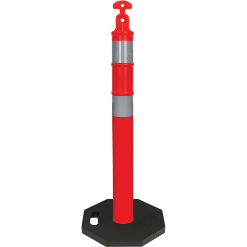 High-Visibility Delineator Post Kit, 42" H, Orange St. Lawrence Industrial & Safety Supply