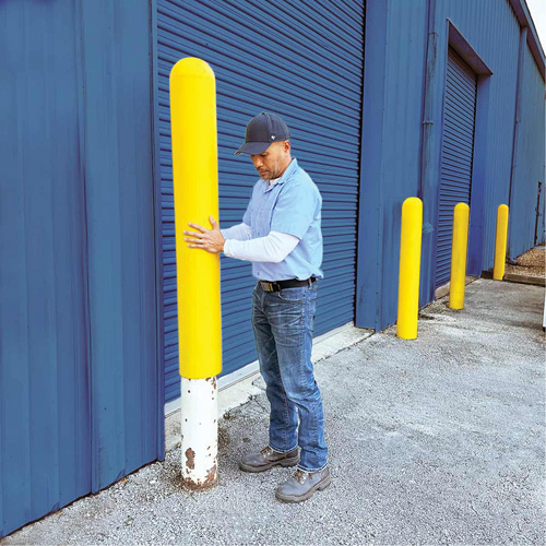 Ultra-Post Protector&reg;, 7" Dia. x 52" L, Yellow St. Lawrence Industrial & Safety Supply