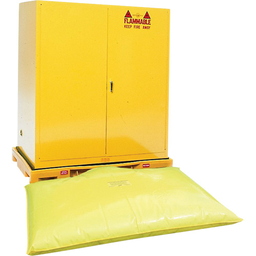 Double Drum Ultra-Safety Cabinet Bladder System&reg;, 63" L x 38.5" W x 6.3" H, 3000 lbs. Load Capacity St. Lawrence Industrial & Safety Supply