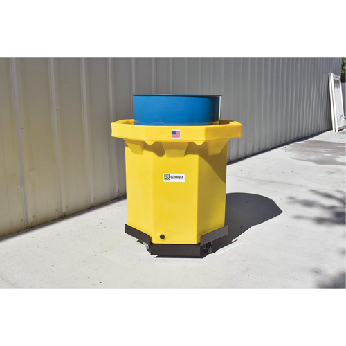 Ultra-Spill Collector &agrave; fond plat, 66 gal. US, Mobile St. Lawrence Industrial & Safety Supply
