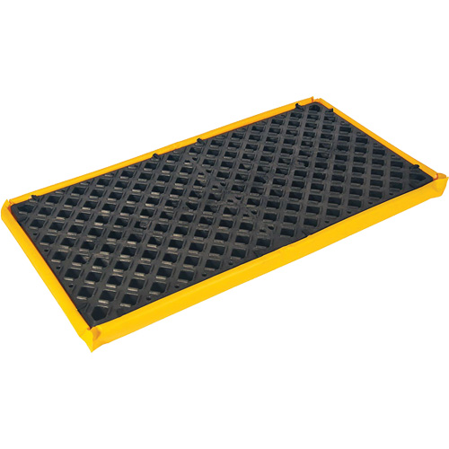 Ultra-Spill Deck flexible, 2 barils, Capacit&eacute; de d&eacute;versement 11 gal. US, 48" x 24" x 2,5" St. Lawrence Industrial & Safety Supply
