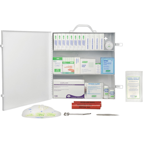 First Aid Kit, Meets CSA Z1220-17 Type 2 Low-Risk Environment, Large (51-100 Workers) St. Lawrence Industrial & Safety Supply