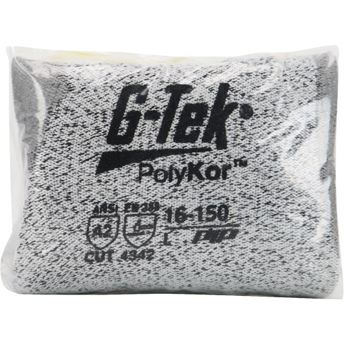 Gants r&eacute;sistants aux coupures G-Tek en tricot sans couture, Taille T-petit, Calibre 13, Rev&ecirc;tement Polyur&eacute;thane, Enveloppe en PolyKor, ASTM ANSI niveau A2/EN 388 niveau B St. Lawrence Industrial & Safety Supply