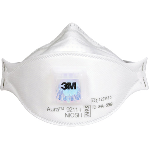 Aura 9211+ Particulate Respirator, N95, NIOSH Certified St. Lawrence Industrial & Safety Supply