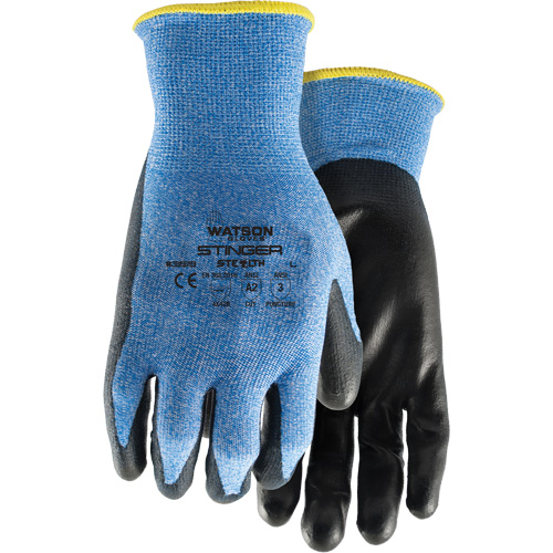 Gants anticoupures 359 Stealth Stinger, Taille T-petit, Calibre 15, Rev&ecirc;tement Polyur&eacute;thane, Enveloppe en Fibre de verre/Nylon/Spandex, ASTM ANSI niveau A2/EN 388 niveau B St. Lawrence Industrial & Safety Supply