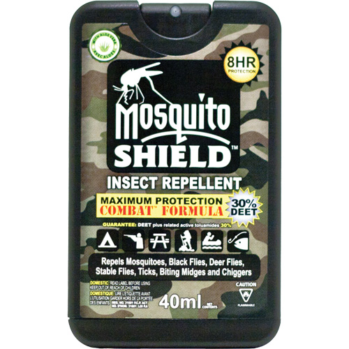 Pocket-Sized Mosquito Shield Insect Repellent, 30% DEET, Spray, 40 ml St. Lawrence Industrial & Safety Supply